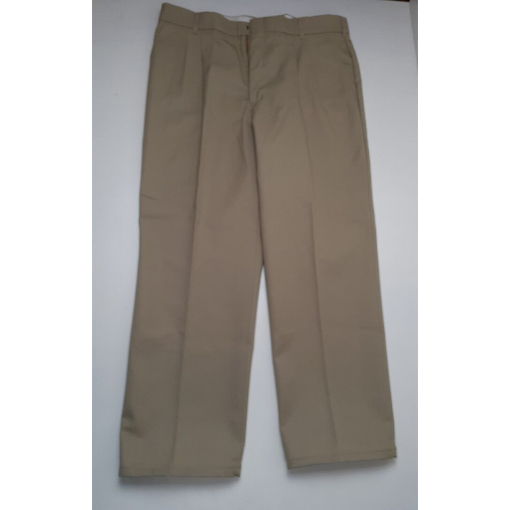 NWT! Men's VF Imagewear Beige/Tan/Khaki Grip Waist Pleated Pants Size 38x30